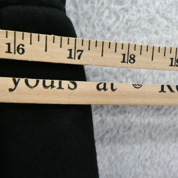 Victorias Secret XL Everyday Fleece Sweatpants Black Jogger Tapered Leg PINK New - Picture 4 of 8